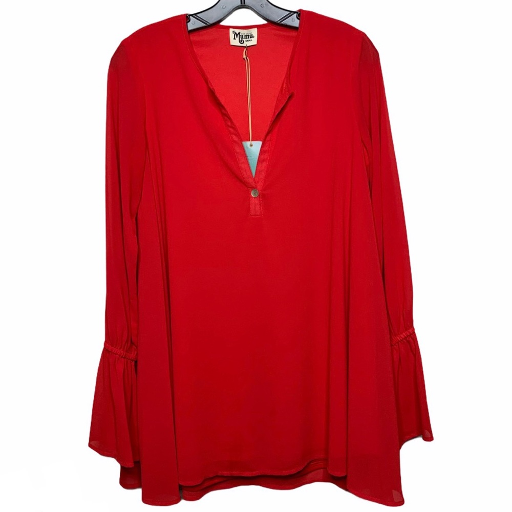 Show Me Your Mumu Perveen Pirate Tunic In Red Head Chiffon Dress